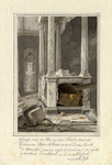 32445 Afbeelding van de vernielde graftombe van de gravin van Solms in de kapel van Zoudenbalch in de Domkerk te ...